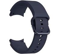 Cmeilau Curved Ends Silicone Band for Samsung Galaxy Watch 4 Classic 42 46 40 44mm Strap,Waterproof Silicone Replacement Wristbands,Soft Silicone Strap Replacement Bracelet Strap Wristband