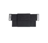 Cmeilau Minimalist Clip-On Invisible Wallet Elastic Invisible Belt Waist Bag,Card Bag, Wallet,Phone Holder,Portable Pouch Storage Bag Organizer Holder, Black, 15.5/17.5x7.6cm