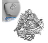 CmeRto Guardian Angel Visor Clip, Car Sun Visor Accessories, Bless Driving Safety, Religious Gift for Teens, Family, Parent, Friend, Driver, Car Accessories (1 Pcs)