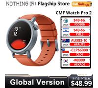 CMF by Nothing Watch Pro 2 Global Version BLUETOOTH CALLS 1.32'' AMOLED 60 FPS Display 11 Days Battery life SpO₂ Monitors GPS Orange