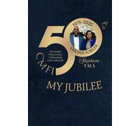 CMFI MY JUBILEE: Avec marge, Cahier de 300 pages Numérotées avec Sommaire, Petits Carreaux 5x5 mm, Petit format 15.24 cm x 22.86 cm. Personnalisé.