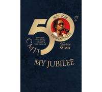 CMFI MY JUBILEE: Cahier de 300 Pages, Couverture Rigide, Edition Jubilé 2025, 300 pages Numérotées avec Sommaire, Petits Carreaux 5x5 mm, Petit format 15.24 cm x 22.86 cm (6x9po). Personnalisé.