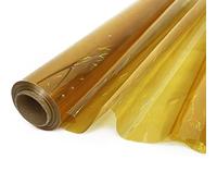 CMFYHM Iridescent Gold Cellophane Wrap Roll I 34 In Wide X 100 Ft Long I Colorful Cello Perfect For Baskets,Gifts, Treats,Birthday Holiday Wedding Floral, Party Arts Crafts Decoration (Gold)
