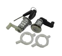 CMGGMKEZDP Car Door Lock Barrel Cylinder with 2 Key Set Left Right for Renault for Megane for Scenic for Master for Clio for Thalia OEM 7701468981 77014689812
