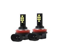 CMGGMKEZDP Car Driving Light Fog Lights Bulb 12V For H11 H8 H4 H1 H3 H7 9005 9006 HB4 HB3 H16 P13W 5202 3030 Fog Lamps(White)