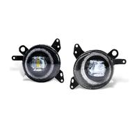CMGGMKEZDP Car DRL Angel Eye Fog Lamps For Mitsubishi For Lancer 2008 2009 2010 2011 2012 2013 Fog Lamps(White Blue Rings)