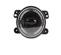 CMGGMKEZDP For Chrysler 4 Inch Angel Eye Fog Lamp White Halo Ring DRL 6000K Work Light Fog Lamps(1 PCS)