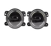 CMGGMKEZDP For Dodge 4 Inch Angel Eye Fog Lamp White Halo Ring DRL 6000K Work Light Fog Lamps(2 Pcs)