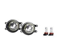 CMGGMKEZDP For Toyota For RAV4 For Tacoma For Highlander For 4Runner For Avensis For Auris For Avalon For Venza Angel Eye Fog Light Assembly Fog Lamps(White and White)