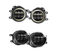 CMGGMKEZDP For Toyota For Verso R2 2009 2010 2011 2012 2013 2014 2015 2016 2017 2018 Car Left Right Angel Eye Fog Light Assembly DRL Fog Lamps(White and White)