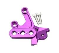 CMGGMKEZDP Motorcycle Foot Pegs Electric Motocross Foot Pegs Fixing Bracket Rests Pedal Mount Support Bracket For Surron For Light Bee X S Pedals Footpegs(Purple Left Bracket)