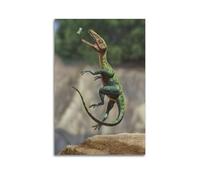 CMHONLY Dinosaurs Don't Catch Insects Poster Modern Wall Art Canvas Aesthetic Decoration Painting 24x36inch(60x90cm) Unframe-style