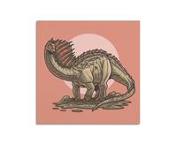 CMHONLY The Dinosaur Sauropods Poster Modern Wall Art Canvas Aesthetic Decoration Painting 16x16inch(40x40cm) Unframe-style