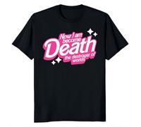 CMHVX Barbenheimer I am Become Death, Destroyer of Worlds Parody T-Shirt Black 3XL