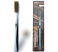 CMHX Huge Head Toothbrush Extra Hard & Firm Toothbrush Large Long Head Whitening Teeth Pack of 4 (Blue 1 PCS)