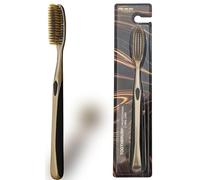 CMHX Huge Head Toothbrush Extra Soft Toothbrush Large Long Head Whitening Teeth (Golden 1 PCS)