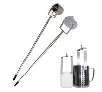 CMHYBS Ladle Water Sampling Pole Sampler Rod, Telescopic Rod Water Quality Sampler for Environmental Testing, Laboratory/Pond/Rivers Vertical Swing Dipper Sampler