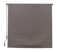 CMHYBS Size Outdoor Roller Shade, Cordless Patio Shades Roll Up Outdoor Blinds with Upgraded Fabric, 95% UV Protection for Porch, Gazebo, Pergola,Brown,59.1x98.4in/1.5x2.5m
