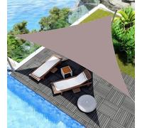 CMHYBS Sun Shades Outdoor Patio 10'x10'x10',UV Protection Breathable Sail,Sun Shade Sail Triangle for Patio Garden Backyard Lawn Outdoor Activities(Size:3x3x4.3m,Color:Khaki)