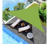 CMHYBS Sun Shades Outdoor Patio 10'x10'x10',UV Protection Breathable Sail,Sun Shade Sail Triangle for Patio Garden Backyard Lawn Outdoor Activities(Size:4.5x4.5x4.5m,Color:Green)