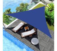CMHYBS Sun Shades Outdoor Patio 10'x10'x10',UV Protection Breathable Sail,Sun Shade Sail Triangle for Patio Garden Backyard Lawn Outdoor Activities(Size:6x6x6m,Color:Blue)