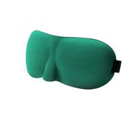 Cmis Kbei 1/2/3/4PCS Eye Mask for Sleeping 3D Contoured Cup Blindfold Concave Molded Night Sleep Face Masks Block Out Light with Women Men Eyepatch(Green,3PCS)