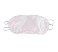 Cmis Kbei 1/2/3/4PCS Silk Eye Mask Eyeshade Cover Shade Soft Blindfold Travel Eyepatch Natural Sleeping Eye Patch Sleep Mask Women Men(White,4PCS)