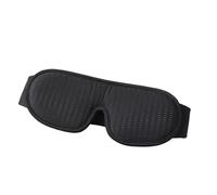 Cmis Kbei 1pc 3D Sleeping Eye Mask, Lights Blockout Sleep Mask for Men Women, Memory Foam Eye Cover for Travel/Nap/Night Sleeping, Co(Black)
