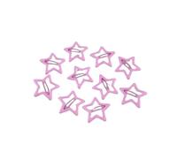 Cmis Kbei 3/10/12pcs Colorful Star BB Hair Clips Y2K Women Grils Cute Star Hairpin Side Barrettes Hair Grip Kids Headwear Hair Accessories(Plum)