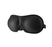 Cmis Kbei 3D Block Out Light Sleeping Eye Mask Memory Foam Silk Sleep Mask Women Men for Eyes Sleep Masker Eye Shade Blindfold Sleep Aid(Black)