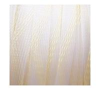 Cmis Kbei 5/10M Braided Cable Sleeve 3mm 4mm 6mm 8mm 10mm 12mm 14mm PET Expandable Cover Insulation Nylon Sheath Wire Wrap Protection(Clear Gold,10MM_1000CM)