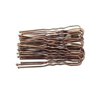 Cmis Kbei 5/7cm 20Pcs U Shaped Hairpin Hair Clips Bobby Pins Metal Barrette Women Modeling Tools Bridal Hairstyle Tool(Coffee 5CM)