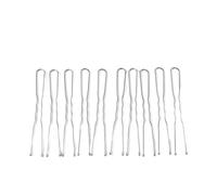 Cmis Kbei 5/7cm 20Pcs U Shaped Hairpin Hair Clips Bobby Pins Metal Barrette Women Modeling Tools Bridal Hairstyle Tool(Silver 6cm)