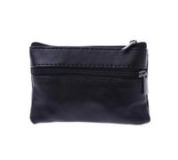 Cmis Kbei Vintage Leather Men's Zipper Purses Coin Purse Cash Change Wallet Key Holder Money Pouch Gift for Women(1PC)