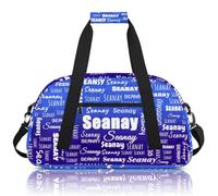 Cmizedevise Custom Carry On Mini Gym Bag, Cobalt Blue Violet, L