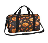 Cmizedevise Halloween Evil Pumpkins Bat Weekender Sports Duffel Bag