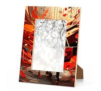 Cmizedevise Music Piano Picture Frame 4x6 Music Photo Frame Fits 4 by 6 Inch Wall and Tabletop Display for Home Decor