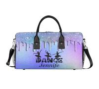 Cmizedevise Personalized Small Gym Bag for Women Men, Magenta, L