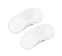 CMJ™ 2 x White Eye Mask Travel Sleep Masks Eyemask Blindfold with Nose Pad (Two Eye Masks)