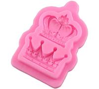 CMJ Crowns Silicone Mould Fondant Cake Icing Chocolate Crown King Royal Queen UK