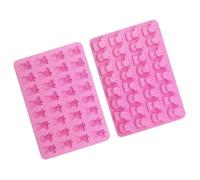 CMJ™ Cute 32 Cavity Pig Shaped Silicone Chocolate Mould Ice Cube Wax Melt Sugarcraft Cake Fondant Resin Peppa UK Seller