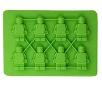 CMJ™ Green Robot Figures Men Silicone Chocolate Mould Ice Cube Wax Melt Sugarcraft UK Seller
