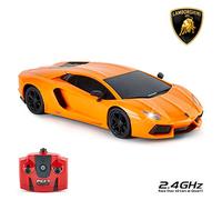 CMJ RC Cars™ Lamborghini Aventador LP700-4 Officially Licensed Remote Control Car 1:24 Scale Working Lights 2.4Ghz (Orange)