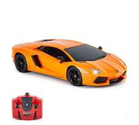 CMJ RC Cars™ Lamborghini Aventador Officially Licensed Remote Control Car 1:18 Scale Working Lights 2.4Ghz Orange