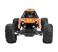 CMJ RC Cars Off-Road Speed Buggy Rechargeable 4WD Radio Remote Control Drift Left Right Car USB 1:18 (Orange)