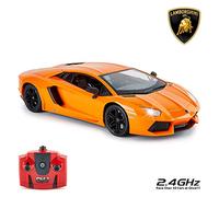CMJ RC Cars Officially Licensed Remote Control Lamborghini in 30CM Size 1:14 Scale in Lambo Orange
