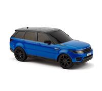 CMJ RC Cars Range Rover Sport Remote Control Car 1:24 scale with Working LED Lights, Radio Controlled Supercar (Range Rover Sport Blue)