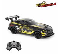 Road Rebels 1:18 Yellow Stinger RC Car: 2.4GHz Toy for the Team