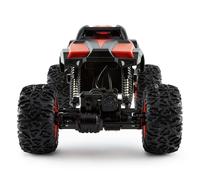 CMJ RC Cars Rock Crawler With Adjustable Chassis Climb 4 X 4 Monster Truck 4WD Remote Control Car 2.4Ghz (Orange 1:12)