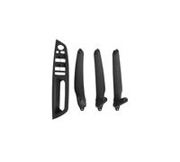 CMJAHU Fit for B-M-W E70 E71 E72 X5 X6 LHD RHD 4Pcs Car Interior Door Handle Inner Panel Pull Trim Cover Set Armrest Replacement(Model A LHD Black)